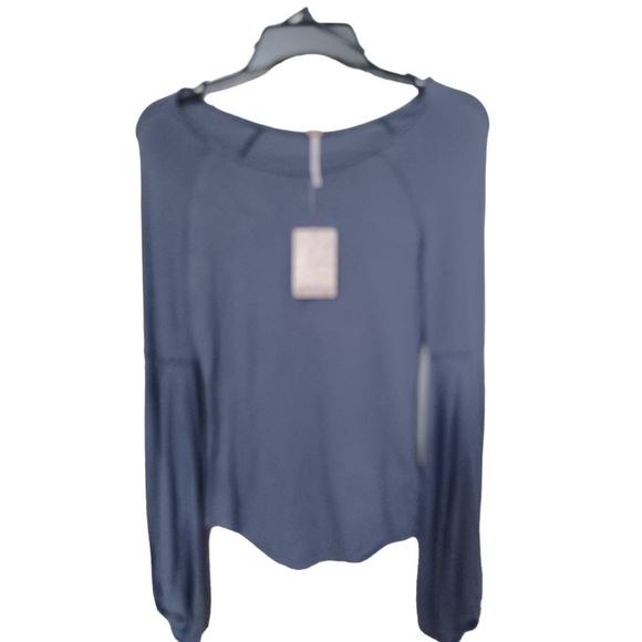 Free People Tops - Free People Top Long Sleeve Cloudy Night Size Medium
